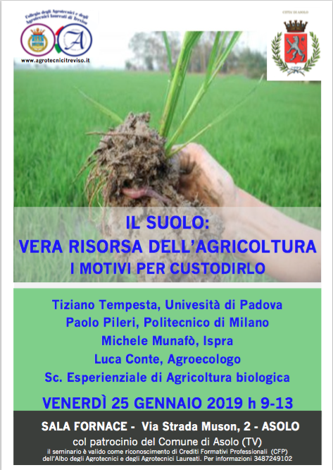 Tutela del suolo e agricoltura Asolo Altreconomia